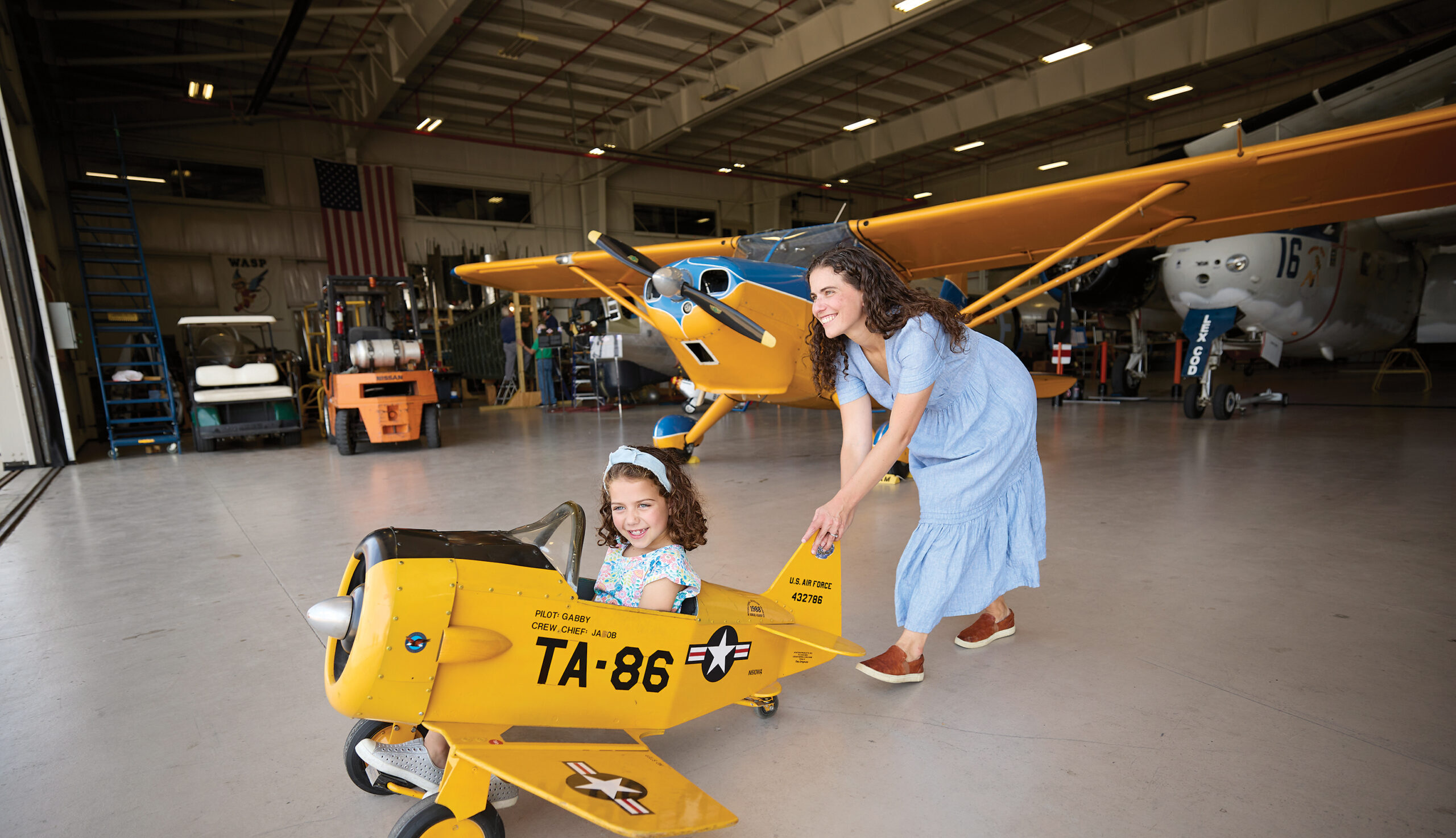 A restored B-17 