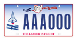 Leader in Flight License Plate  National Aviation Heritage Area